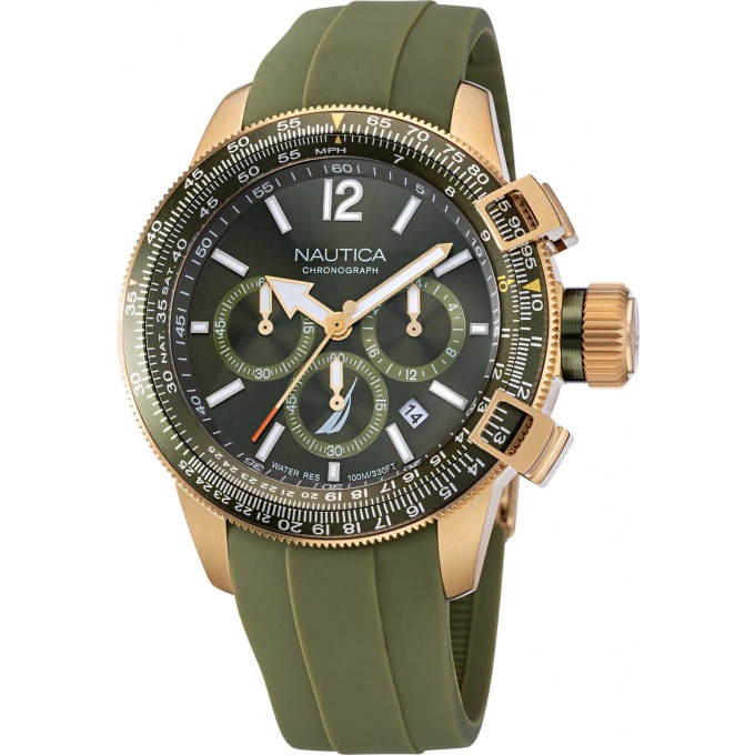 Наручные часы мужские NAUTICA зеленые NAPBFF102